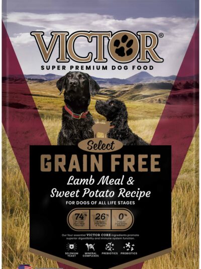 Victor Super Premium Dog Food Select Grain Free Dry Dog Food Lamb Meal 5lb