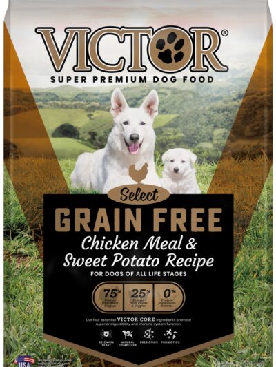 Victor Super Premium Dog Food Select Grain Free Dry Dog Food Chicken 15lb
