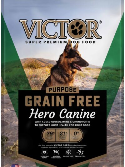 Victor Super Premium Dog Food Purpose Grain Free Hero Canine Dry Dog Food Beef 5lb