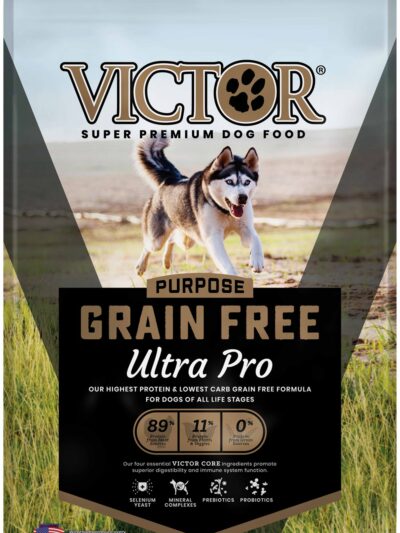Victor Super Premium Dog Food Purpose Grain Free Ultra Pro Dry Dog Food Beef & Chicken 5lb
