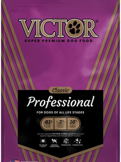 Victor Super Premium Dog Food Classic Professional Dry Dog Food Beef 5lb