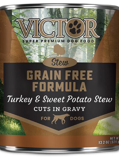 Victor Super Premium Dog Food Grain Free Wet Dog Food Turkey & Sweet Potato 13.2oz
