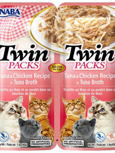 Inaba Cat Twin Pack Tuna Chicken in Tuna Broth 2.08oz. (6 Count)