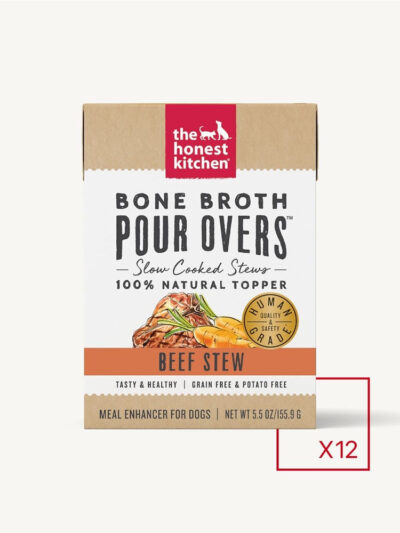 The Honest Kitchen Dog Pour Bone Broth Beef 5.5oz. (Case of 12)