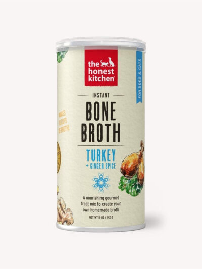 The Honest Kitchen Dog And Cat Instant Bone Broth Turkey 3.6oz.