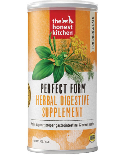 The Honest Kitchen Dog And Cat Digestive Supplement Herbal 3.2oz.
