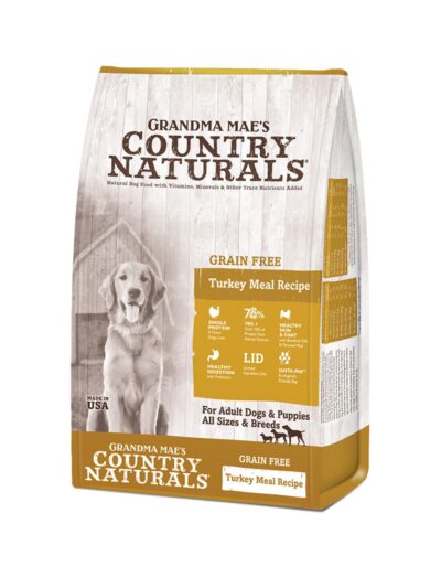 Grandma Mae's Country Naturals Grain Free L.I.D. Dry Dog Food Turkey 4lb