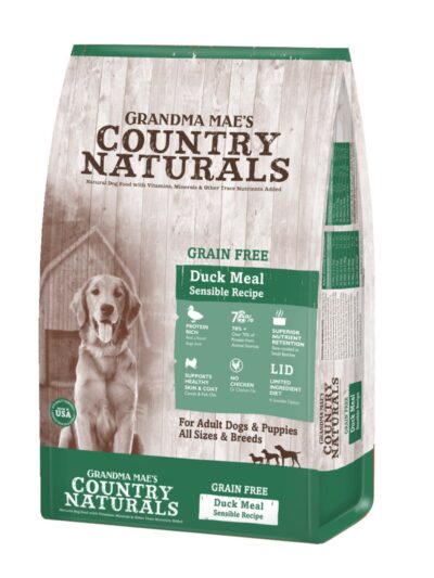 Grandma Mae's Country Naturals Grain Free L.I.D. Dry Dog Food Duck 12lb
