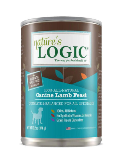 Natures Logic Dog Lamb 13.2oz. (Case of 12)