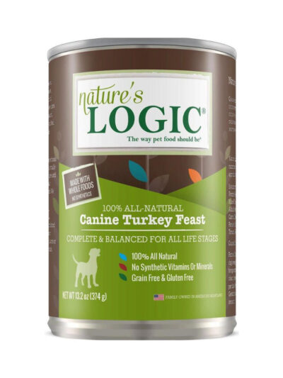 Natures Logic Dog Turkey 13.2oz. (Case of 12)