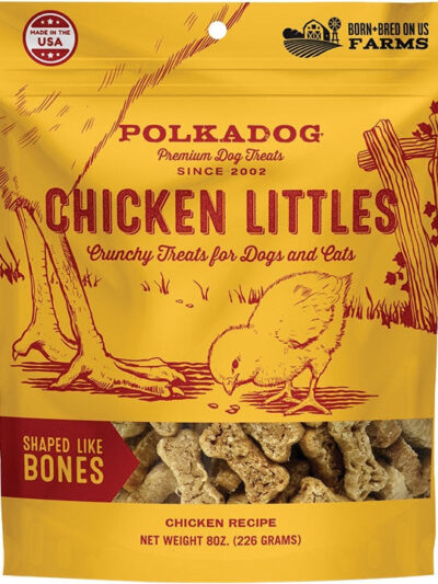 Polka Dog Bakery Dog Chicken Little Bones 8oz.