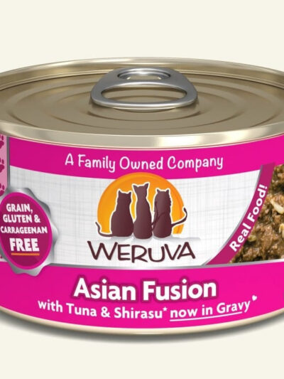 Weruva Cat Asian Fusion with Tuna and Shirasu in Gravy 3oz. (Case of 24)