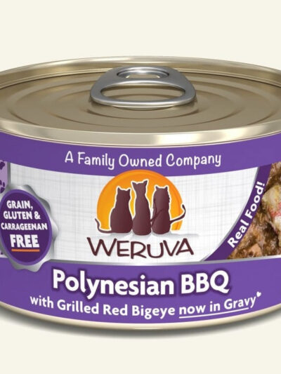 Weruva Cat Polynesian BBQ with Grilled Red Bigeye in Gravy 3oz. (Case of 24)