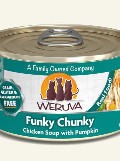 Weruva Cat Funky Chunky Chicken Soup with Pumpkin 3oz. (Case of 24)