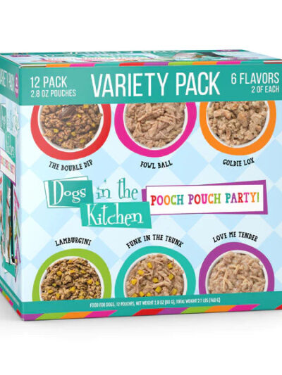 Dogs In The Kitchen Variety Pooch Party 2.8oz. Pouch (Case of 12)