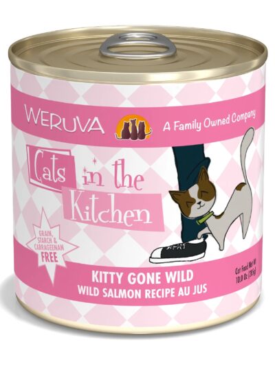 Cats In The Kitchen Kitty Gone Wild - Wild Salmon Recipe 10oz. (Case of 12)