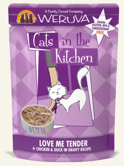 Cats In The Kitchen Love Me Tender Chicken & Duck in Gravy 3oz. Pouch (Case of 12)