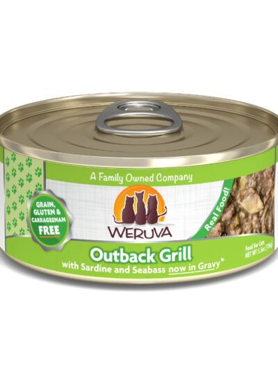 Weruva Cat Outback Grill with Sardine and Seabass in Gravy 5.5oz. (Case of 24)