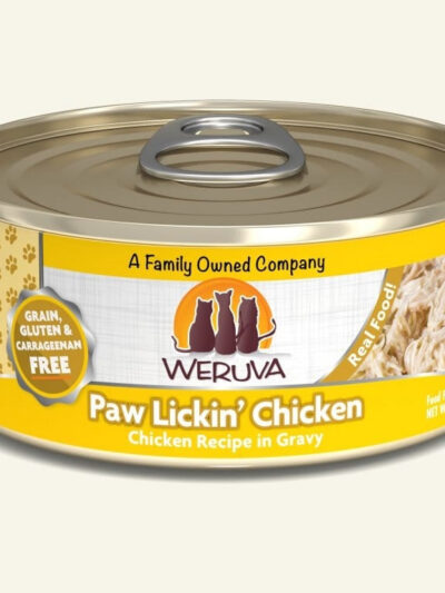 Weruva Cat Paw Lickin Chicken Chicken Recipe in Gravy 5.5oz. (Case of 24)