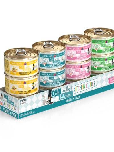 Cats In The Kitchen Cuties Variety Pack 3.2oz. (Case of 12)
