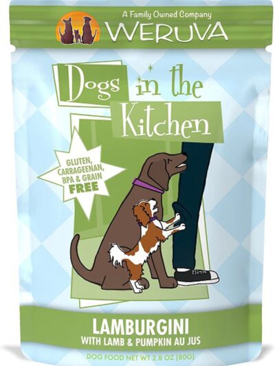 Dogs In The Kitchen Dog Lamburgini With Lamb & Pumpkin Au Jus 2.8oz. Pouch (Case of 12)