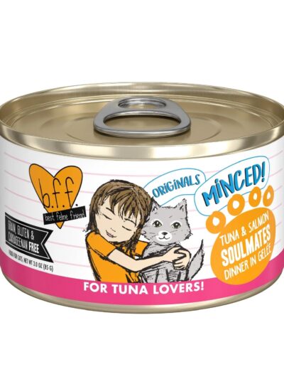 BFF Cat Originals Tuna and Salmon Soulmates Dinner in Gele 3oz. (Case of 24)
