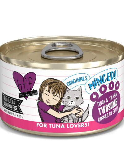 BFF Cat Tuna and Tilapia Twosome Dinner in Gele 3oz. (Case of 24)