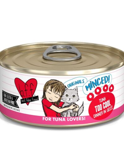 BFF Cat Originals Tuna Too Cool Tuna Dinner in Gele 5.5oz. (Case of 24)