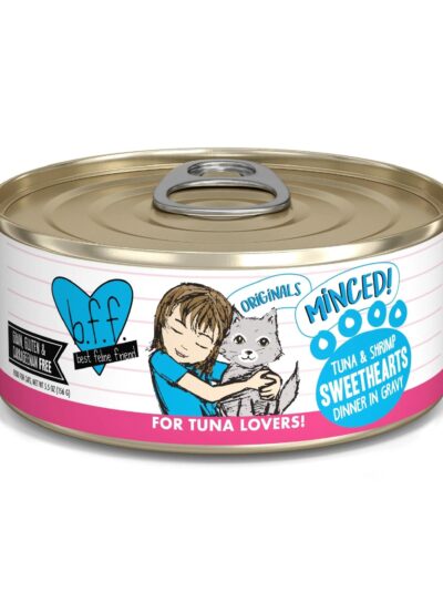 BFF Cat Originals Tuna and Shrimp Sweethearts Dinner in Gravy 5.5oz. (Case of 24)