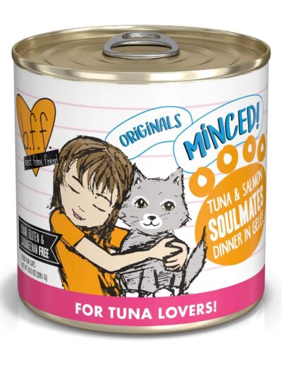 BFF Cat Originals Tuna and Salmon Soulmates Dinner in Gele 10oz. (Case of 12)