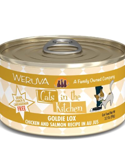 Cats In The Kitchen Goldie Lox Chicken and Salmon Recipe 3.2oz. (Case of 24)