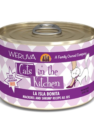 Cats In The Kitchen La Isla Bonita Mackerel and Shrimp Recipe 6oz. (Case of 24)