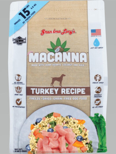 Grandma Lucys Dog Dog Freeze Dried Mac Grain Free Tky 3 Lbs.