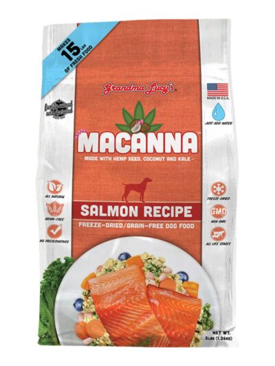 Grandma Lucys Dog Freeze Dried Mac Grain Free Salmon 8 Lbs.