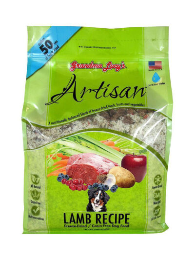 Grandma Lucys Dog Artisian Grain Free Lamb 10 Lbs.