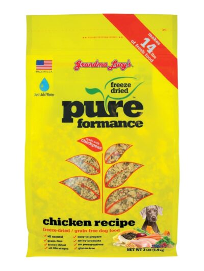 Grandma Lucys Dog Pure Grain Free Chicken Chickpea 3 Lbs.
