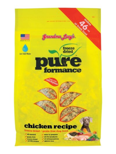 Grandma Lucys Dog Pure Grain Free Chicken Chickpea 10 Lbs.