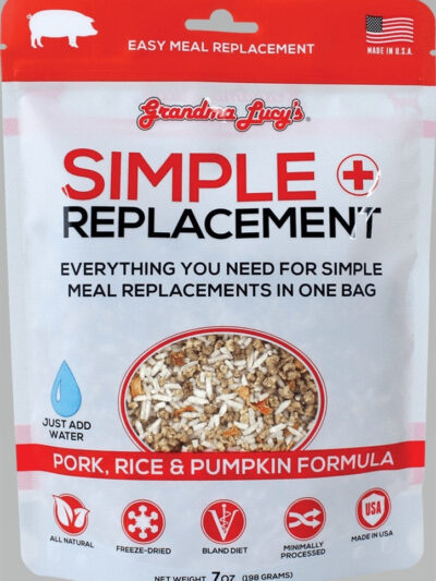 Grandma Lucys Dog Freeze Dried Simple Replacement Pork 7 oz.