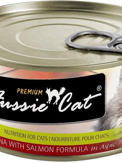 Fussie Cat Premium Tuna Salmon In Aspic 2.82oz. (Case of 24)
