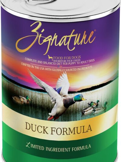 Zignature Dog Canned 13oz. Duck (Case of 12)