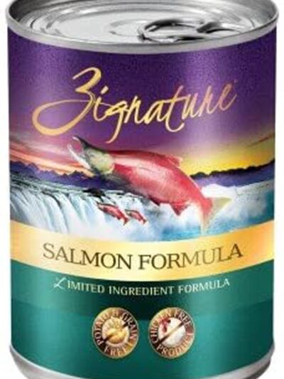 Zignature Dog Canned 13oz. Salmon (Case of 12)
