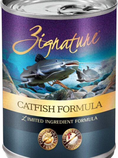 Zignature Dog Canned 13oz. Catfish (Case of 12)