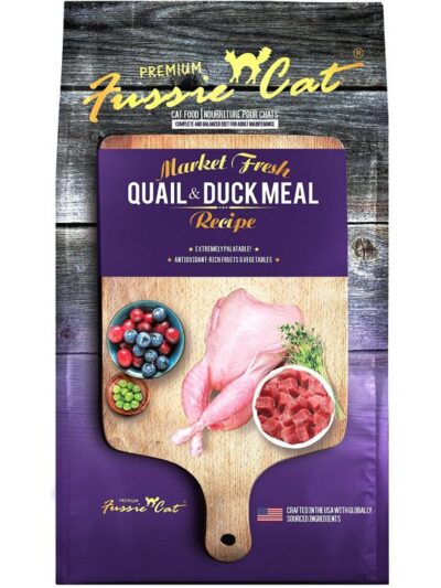 Fussie Cat 2Lb Quail Duck Meal