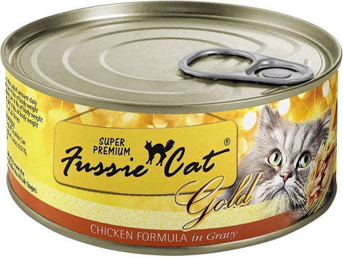 Fussie Cat Gold Chicken Gravy 2.82oz. (Case of 24)
