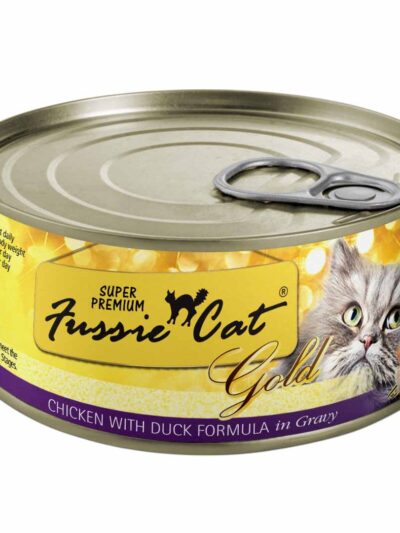 Fussie Cat Gold Chicken Duck Gravy 2.82oz. (Case of 24)