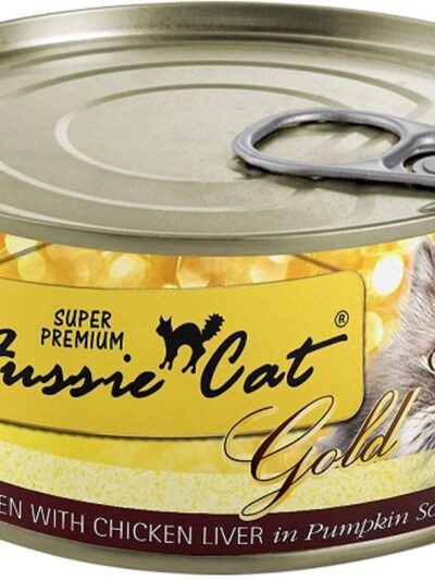 Fussie Cat Gold Chicken Liver pumpkin Soup 2.82oz. (Case of 24)