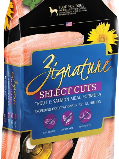 Zignature Dog 4Lb. Select Cut Trout Salmon