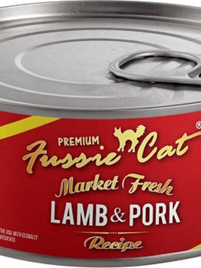 Fussie Cat Market Fresh Lamb & Pork Pate 5.5oz.  (Case of 24)