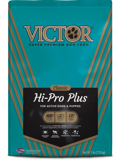 Victor Super Premium Dog Food Classic Hi-Pro Plus Dry Dog Food Beef 5lb
