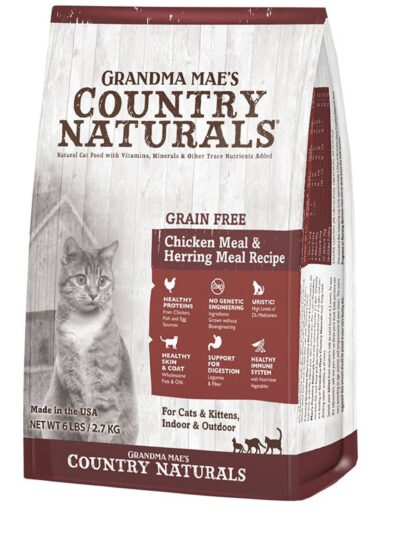 Grandma Mae's Country Naturals Grain Free Dry Cat Food Chicken 6lb